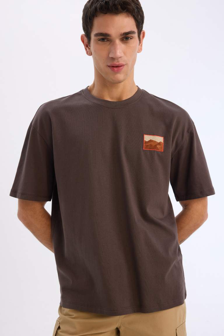 Oversize Fit Crew Neck T-Shirt