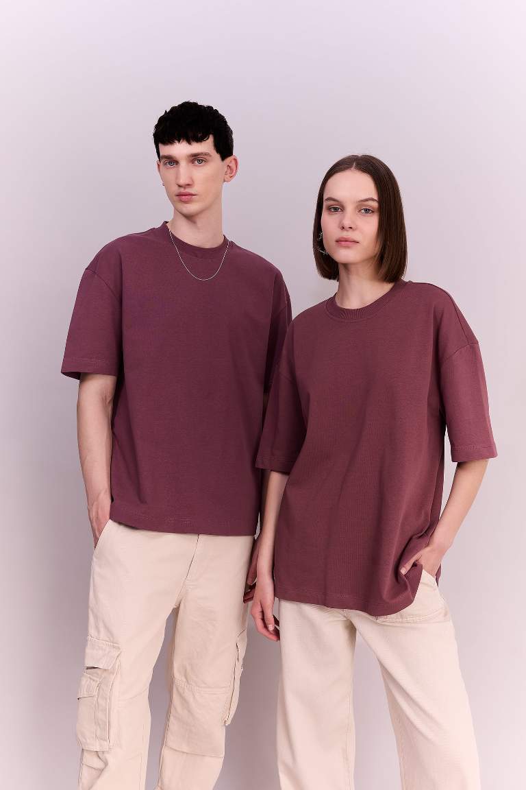 Oversize Fit Crew Neck T-Shirt