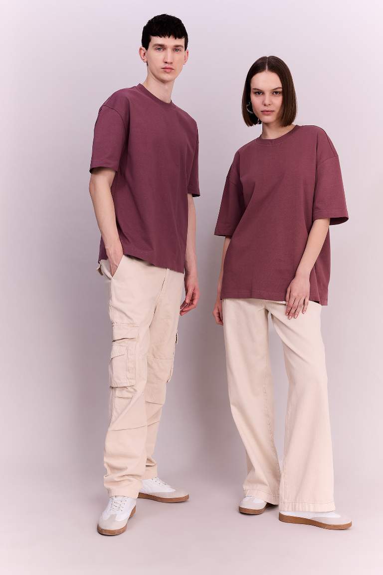 Oversize Fit Crew Neck T-Shirt