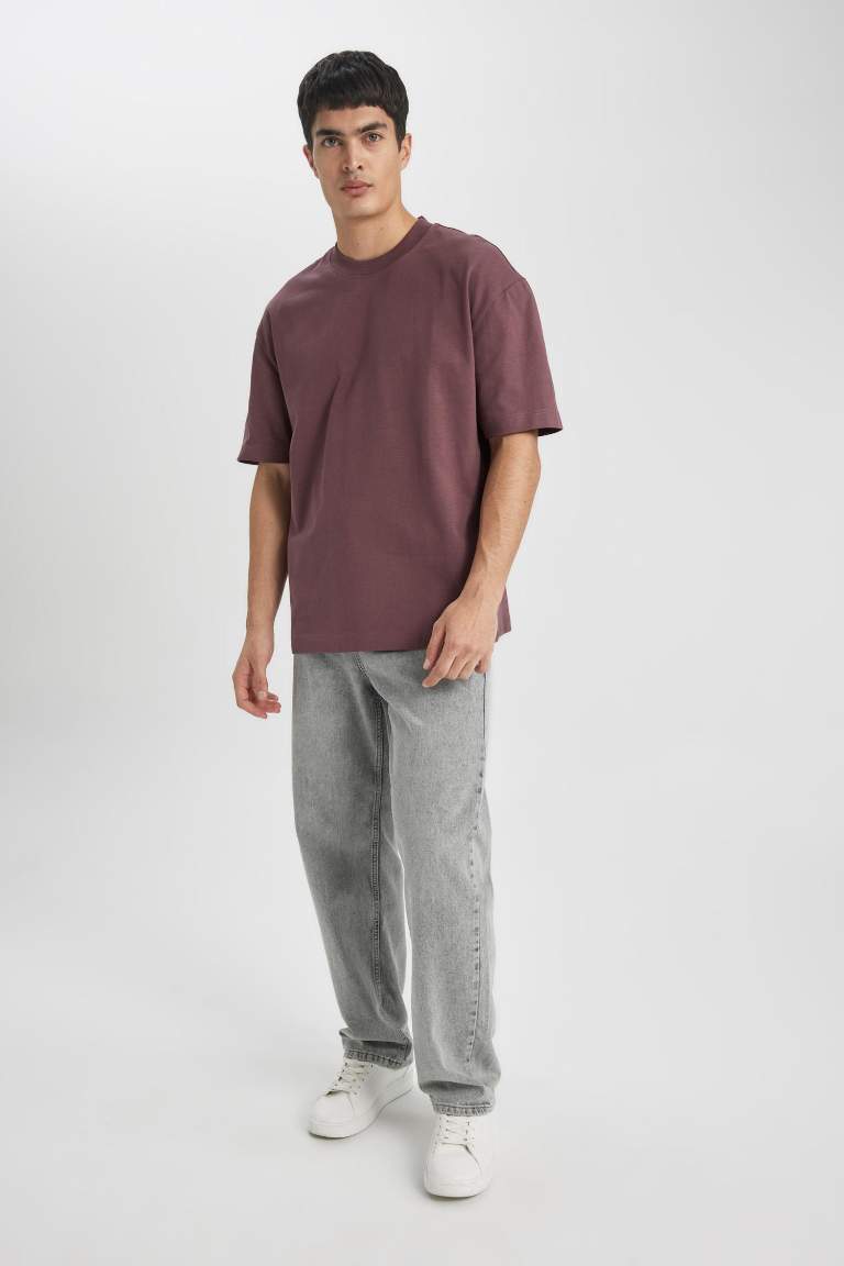 Oversize Fit Crew Neck T-Shirt