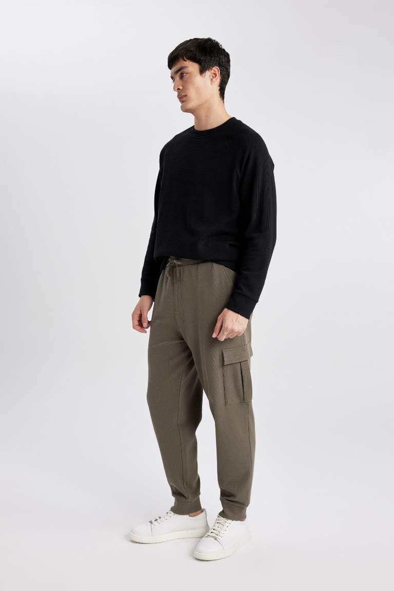 Oversize Fit Cargo Sweatpants