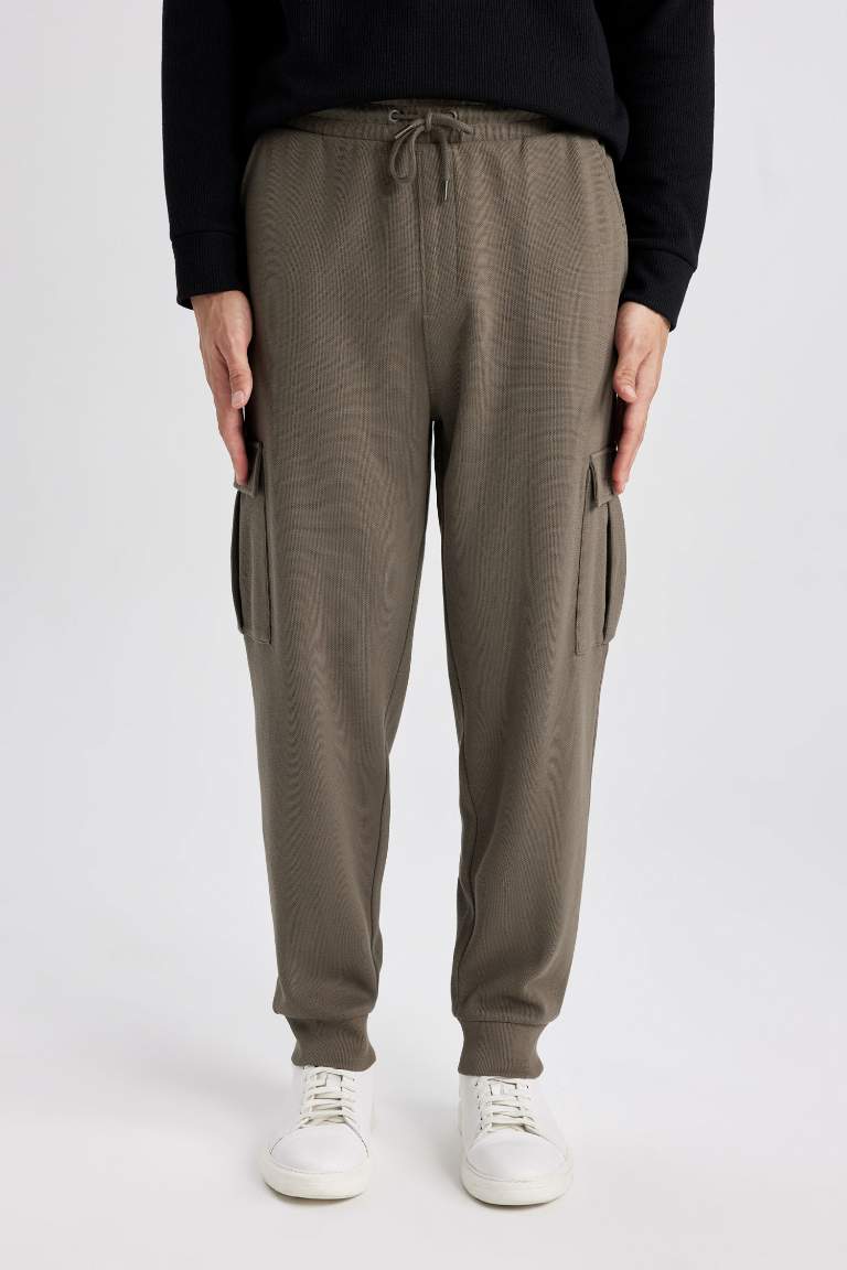 Oversize Fit Cargo Sweatpants