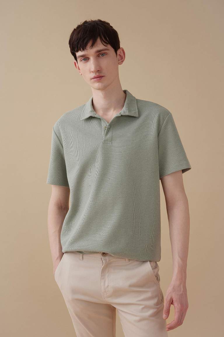 New Regular Fit Short Sleeve Polo T-Shirt