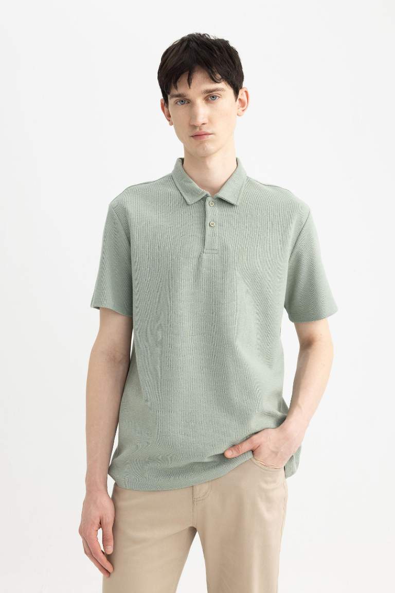 New Regular Fit Short Sleeve Polo T-Shirt