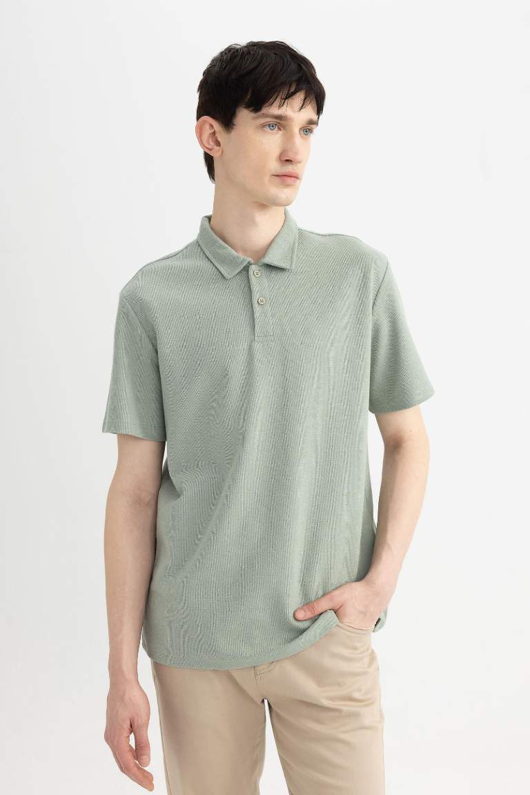 New Regular Fit Short Sleeve Polo T-Shirt