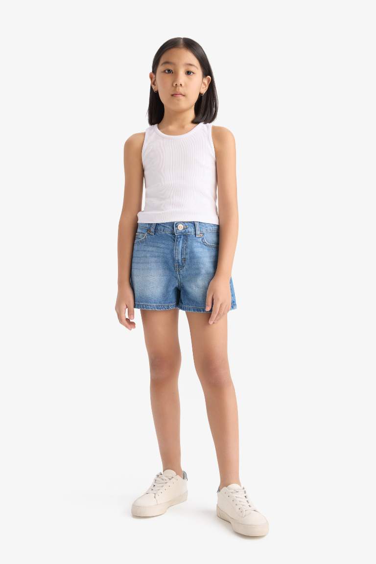 Girl Jean Shorts