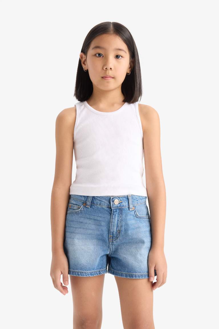 Girl Jean Shorts