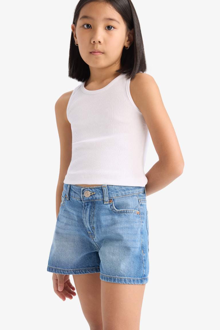 Girl Jean Shorts