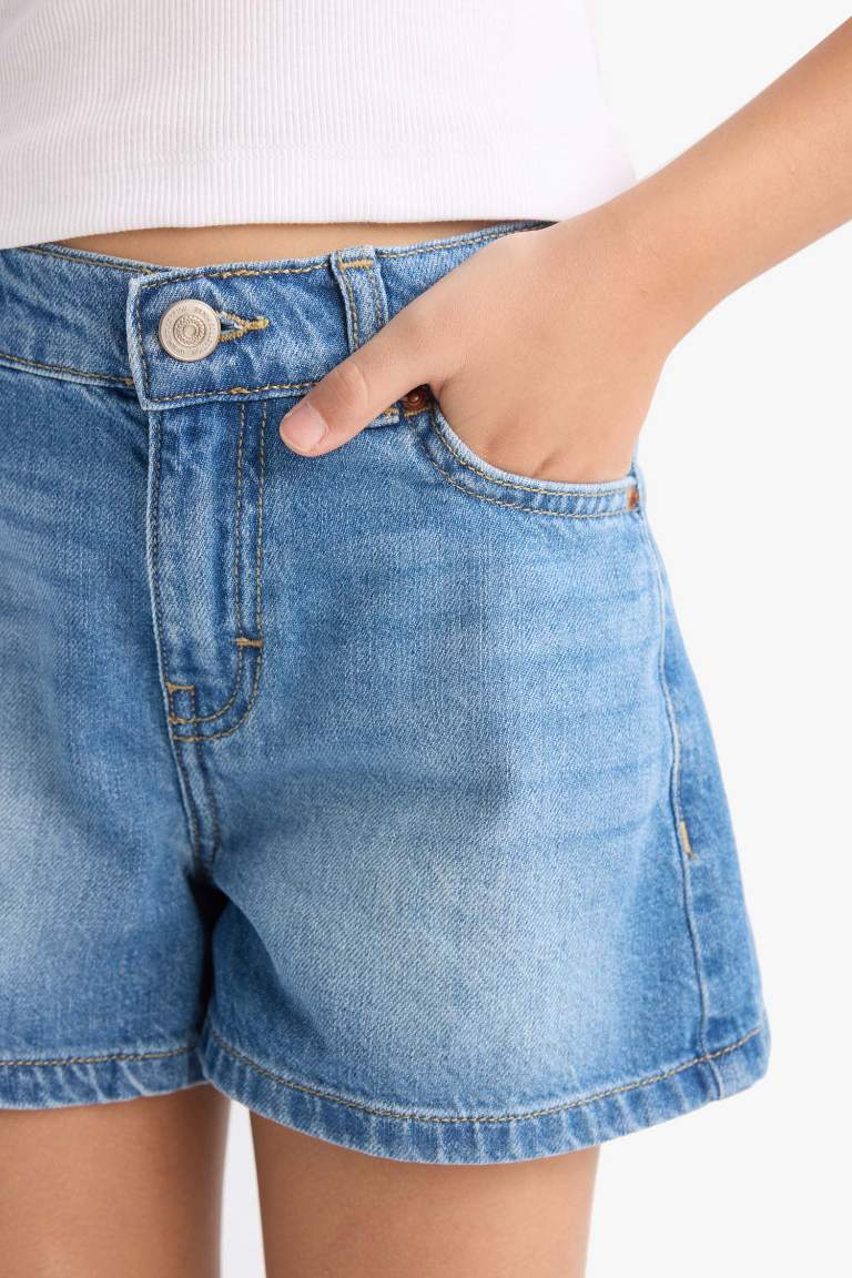 Girl Jean Shorts