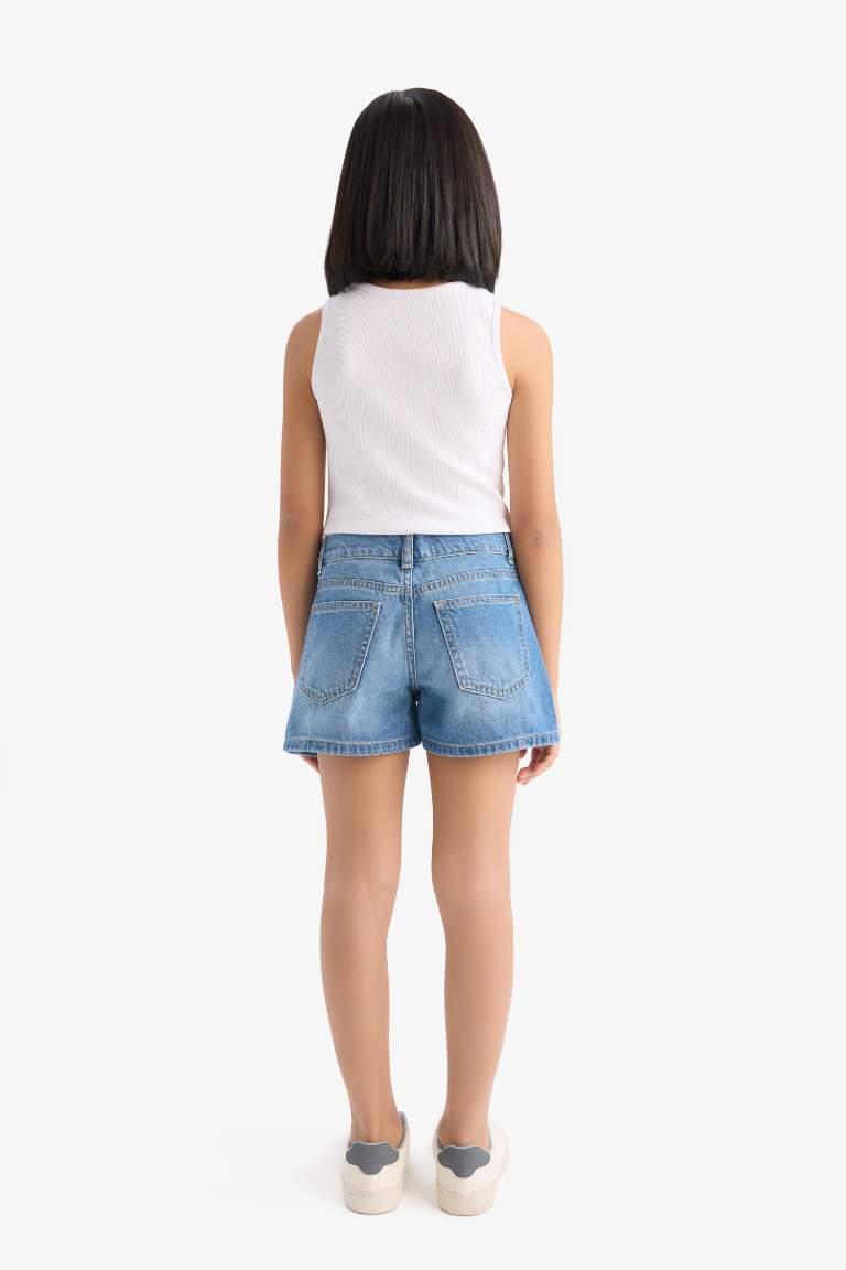 Girl Jean Shorts