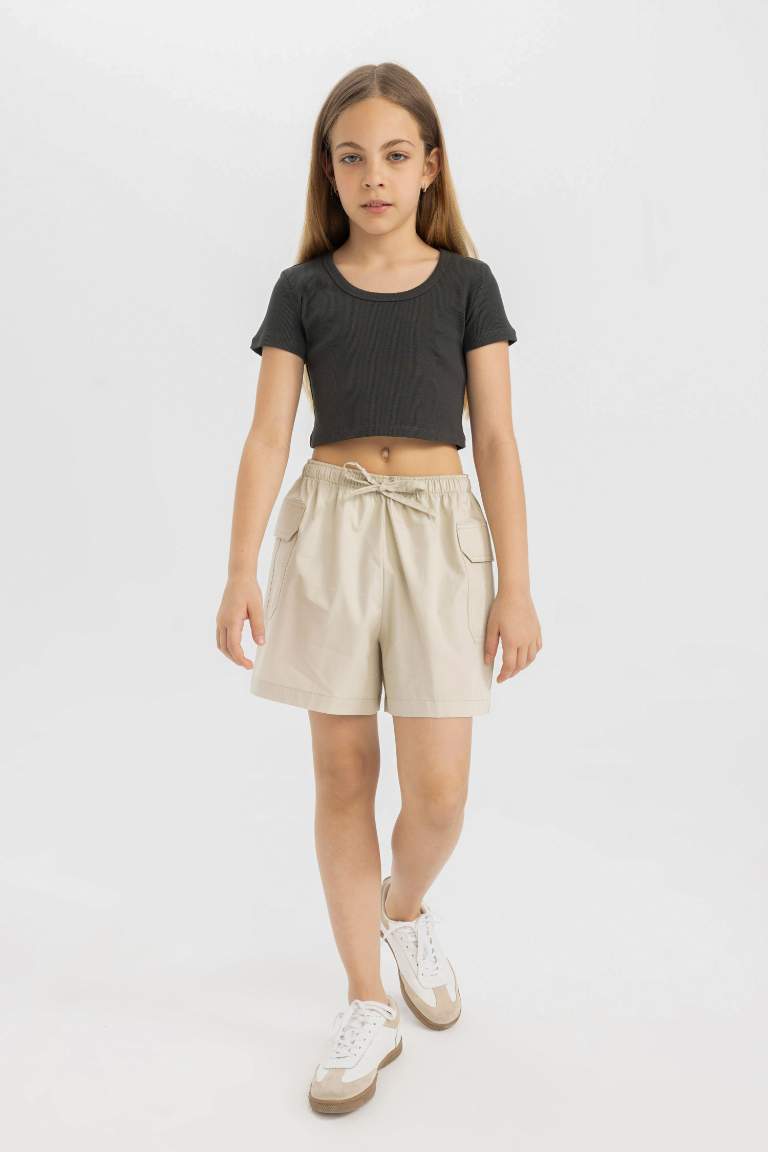 Short en Coton pour Fille