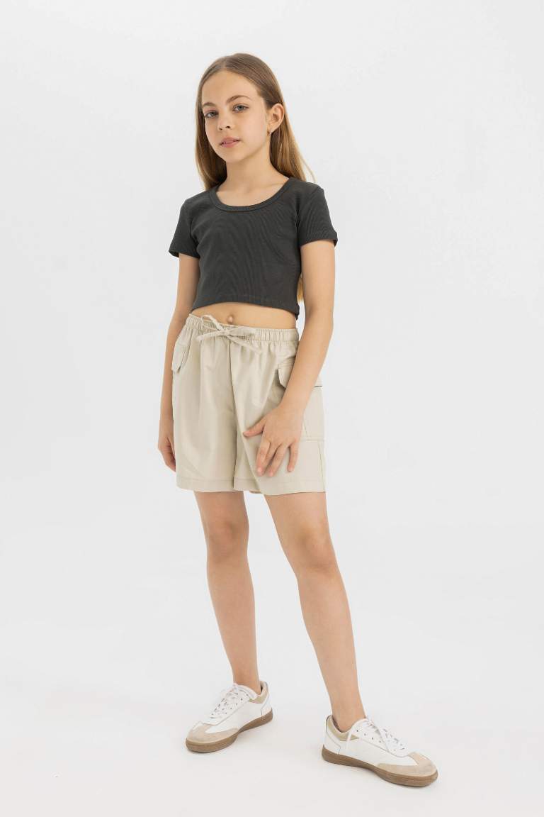 Short en Coton pour Fille