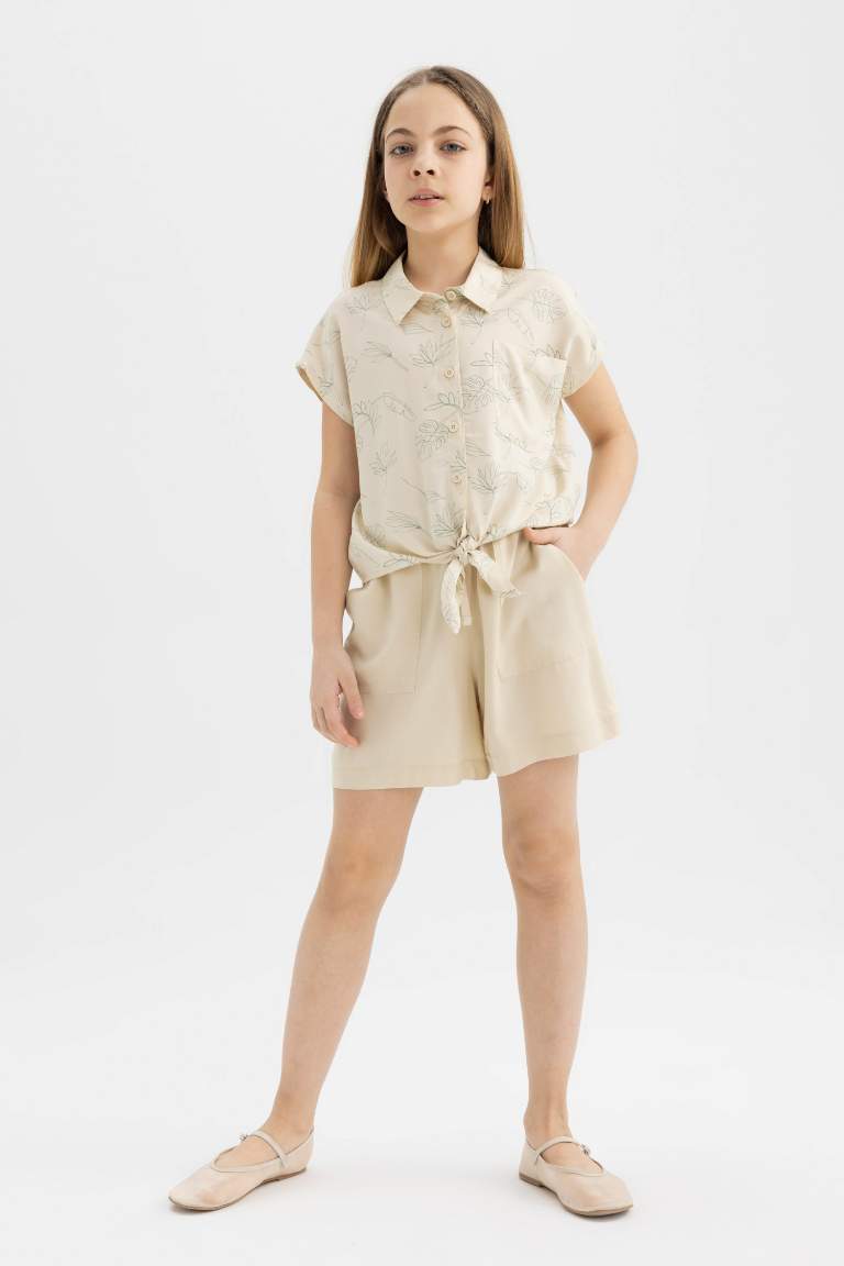 Girl Viscose Shorts