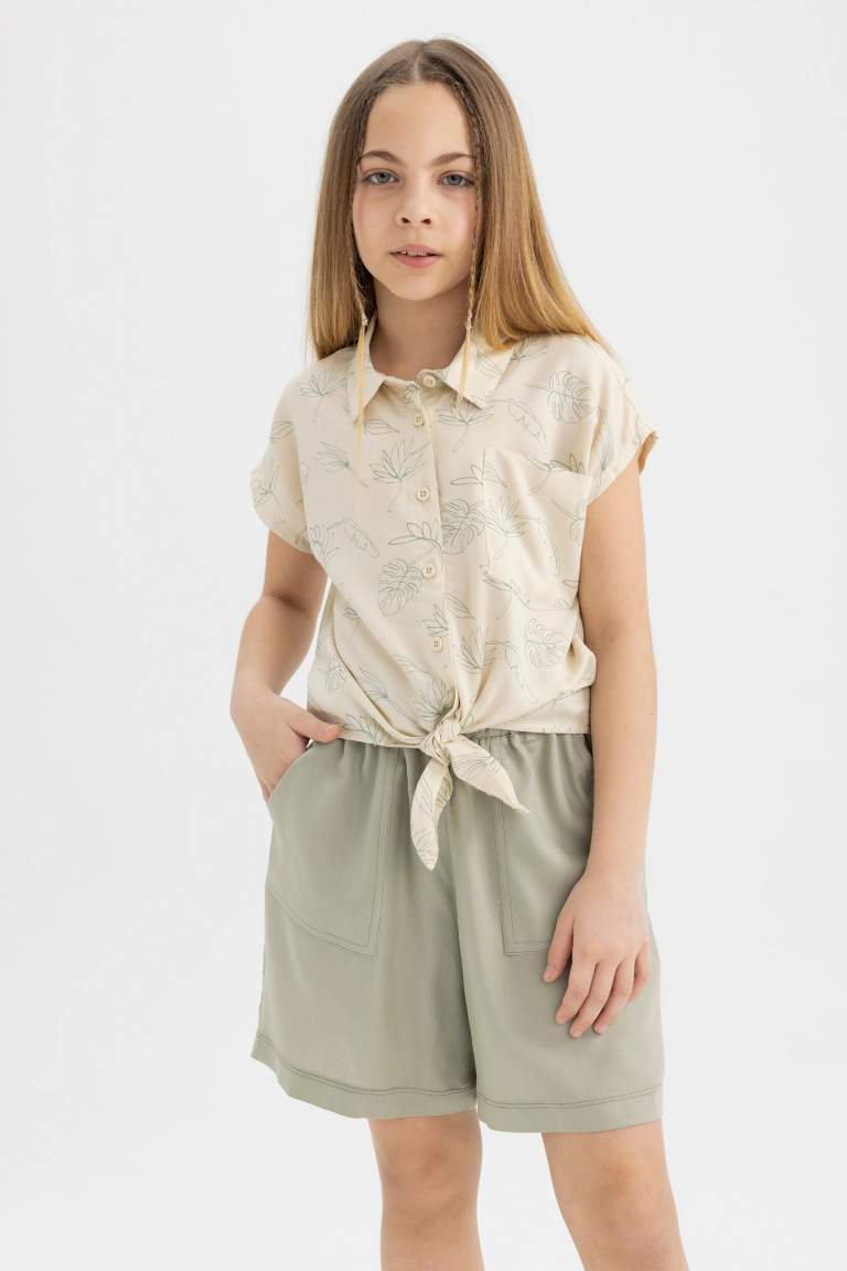 Girl Viscose Shorts