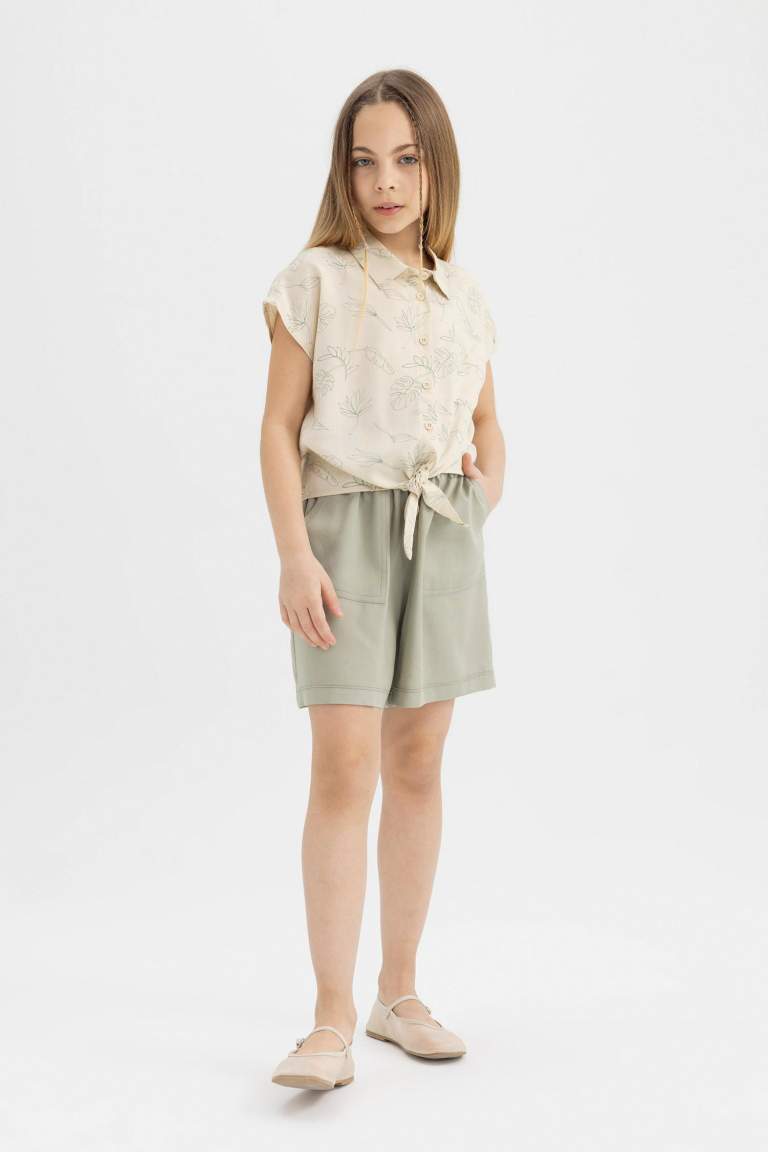 Girl Viscose Shorts