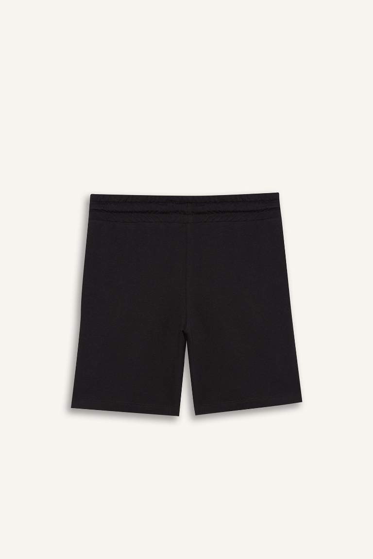 Kız Çocuk Basic Düz Bermuda Şort