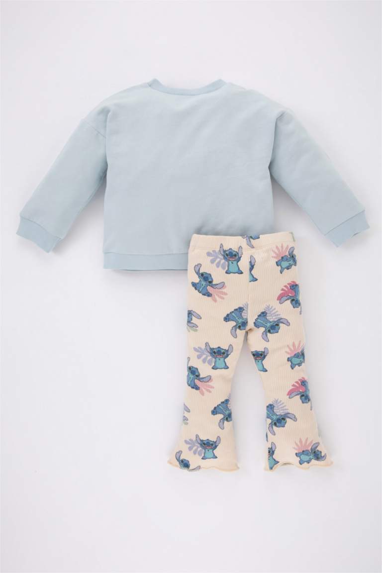 2 piece Regular Fit Crew Neck Lilo & Stitch Licensed Set