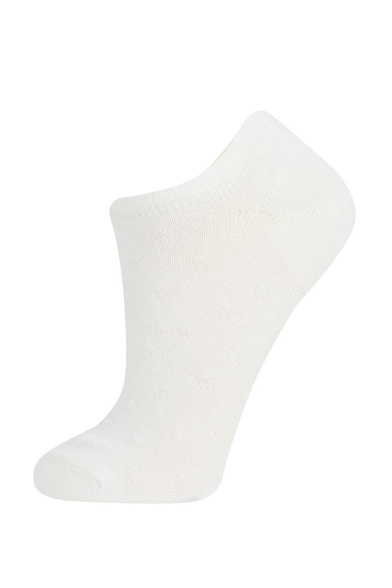 Kadın 3'lü Pamuklu Sneaker Çorap