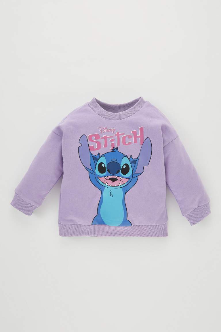 Свитшот Disney Lilo & Stitch из тонкой ткани для малышей девочек