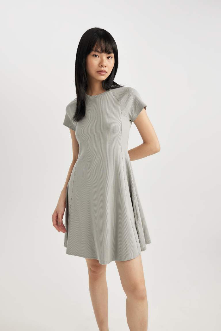 Ribbed Camisole Mini Dress