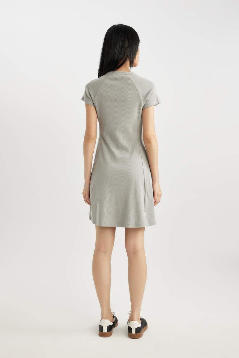 Ribbed Camisole Mini Dress