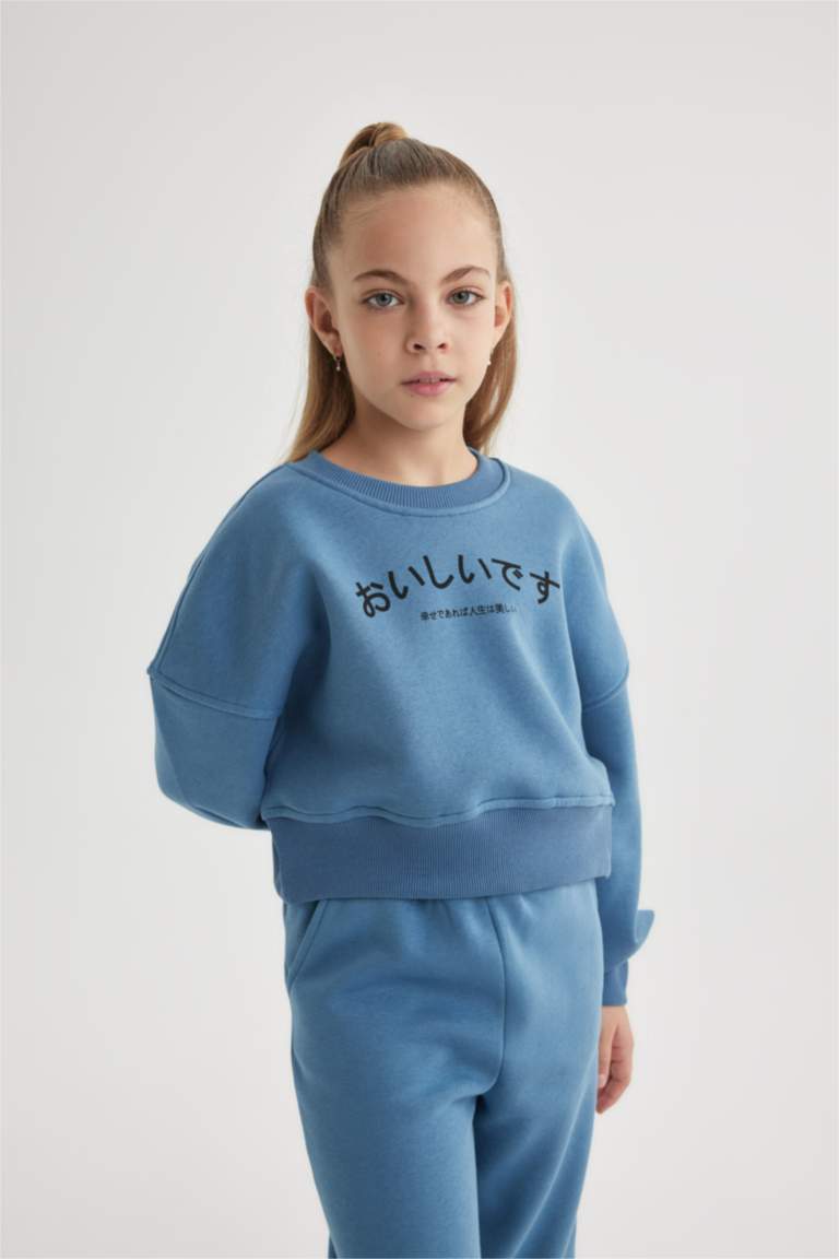 Girls 2-Piece Sweatsuit Set - Long Sleeve Tracksuit With Pockets For Fall & Winter (Ages 5-13)