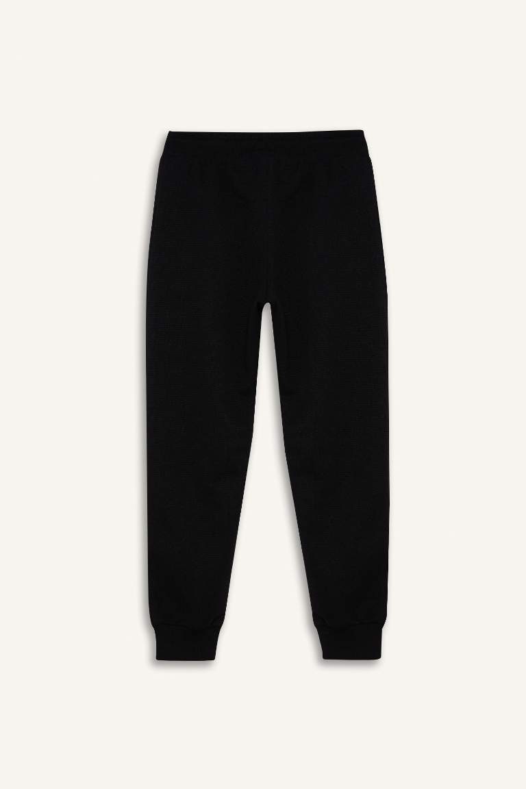 Boy Elastic Leg Pique Sweatpants