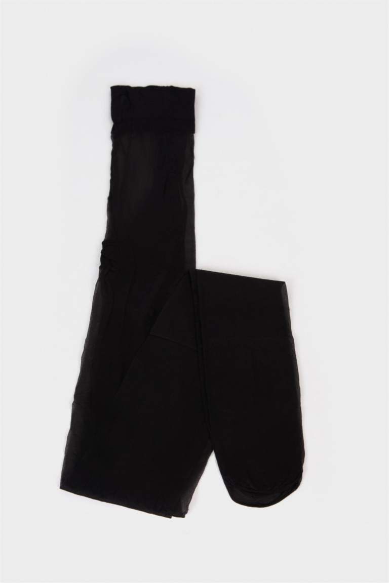 Kadın Siyah  5 Denye Külotlu Çorap