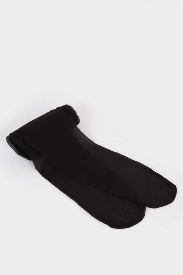 Kadın Siyah  5 Denye Külotlu Çorap
