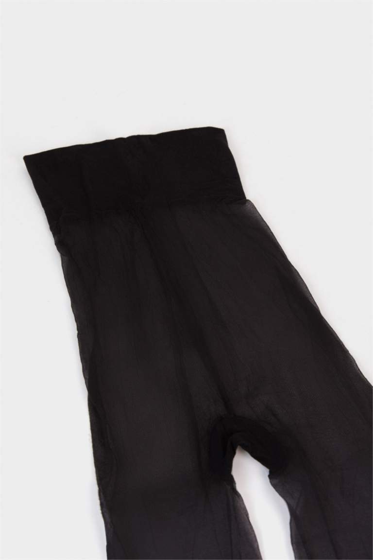 Kadın Siyah  5 Denye Külotlu Çorap