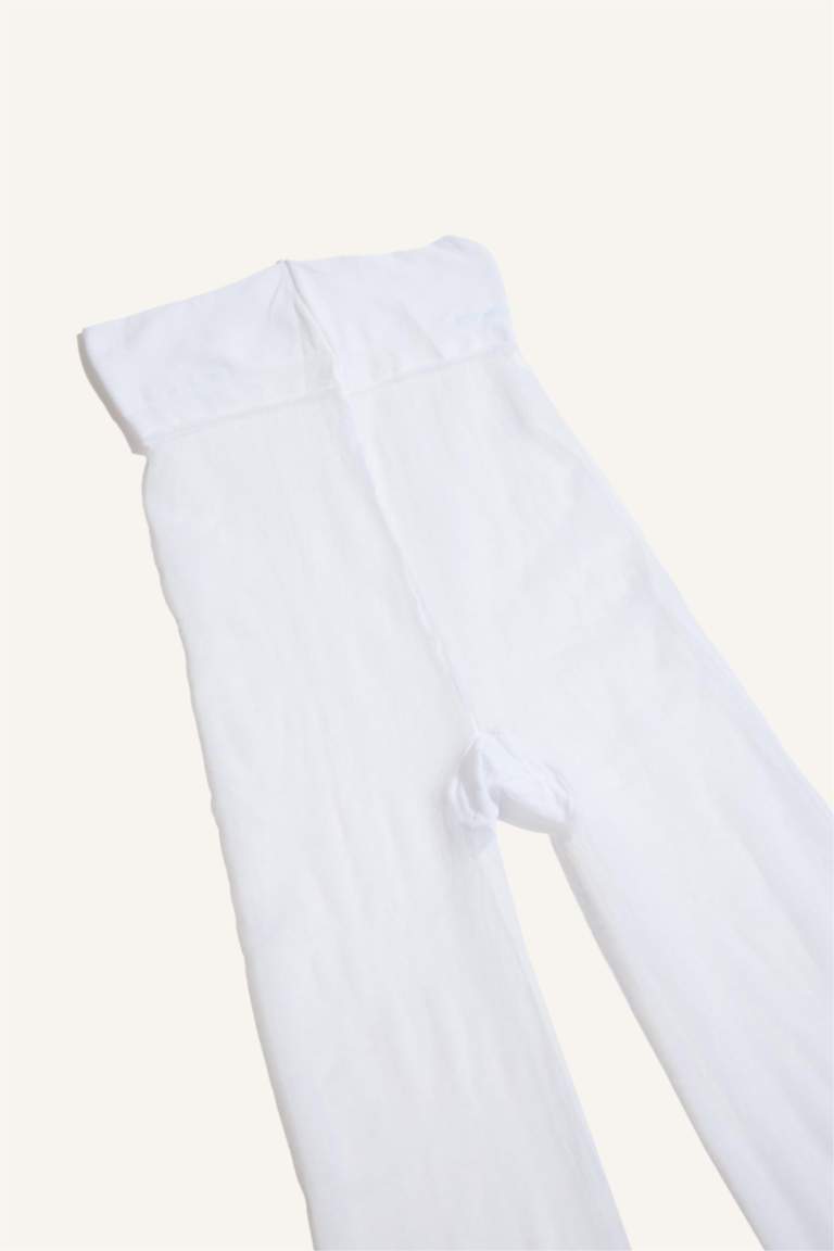 Kadın Beyaz 5 Denye Külotlu Çorap