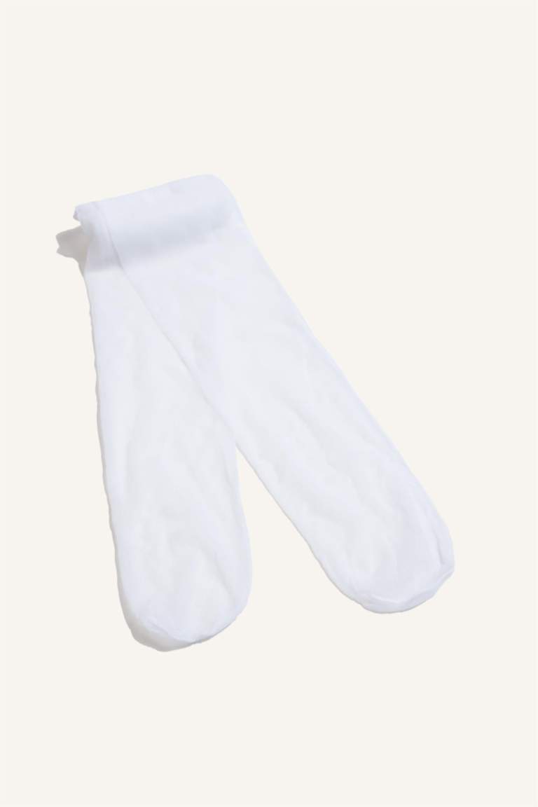 Kadın Beyaz 5 Denye Külotlu Çorap