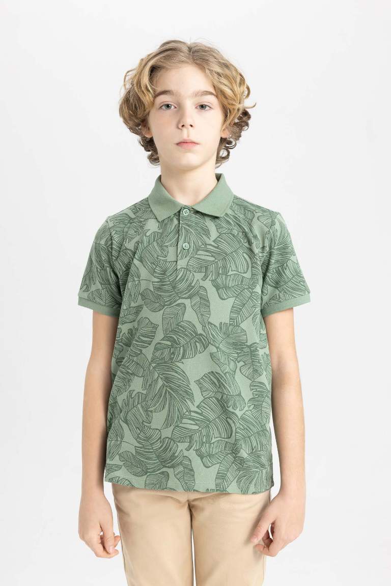 Boy Pique Short Sleeve Polo T-Shirt