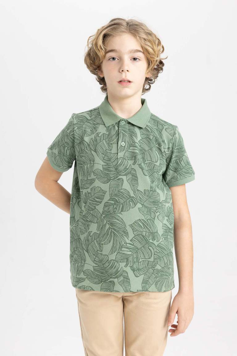 Boy Pique Short Sleeve Polo T-Shirt