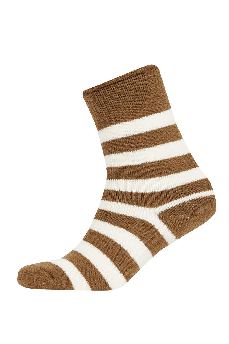 Brown WOMAN Woman Thermal Socks 2989318 | DeFacto