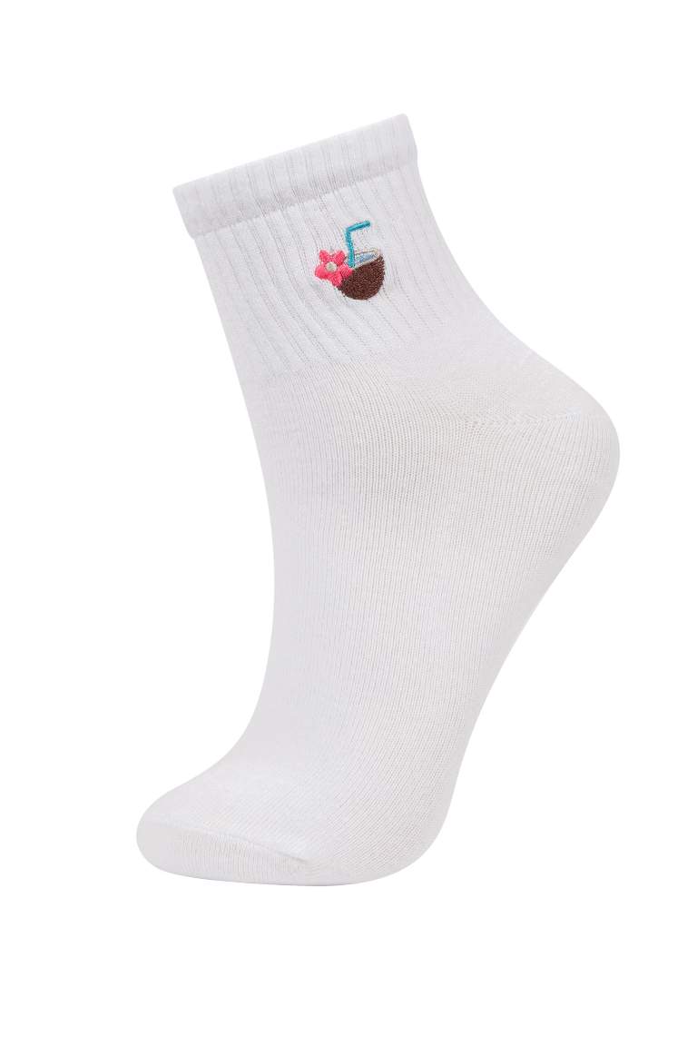 Chaussettes Courtes Coton pour Femme - 3 Pièces