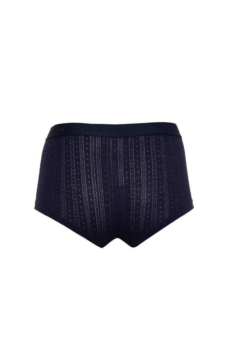 Navy WOMAN Fall in Love Slip Panties 3095724 | DeFacto