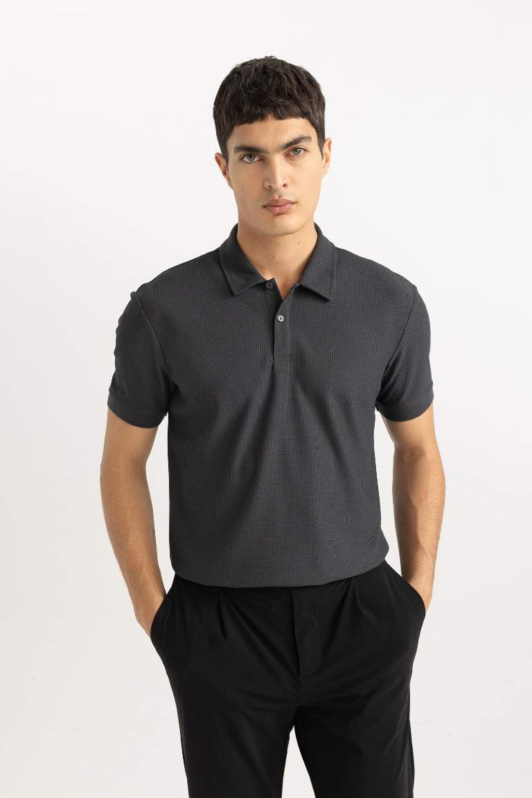 Modern Fit Polo Collar Polo T-Shirt