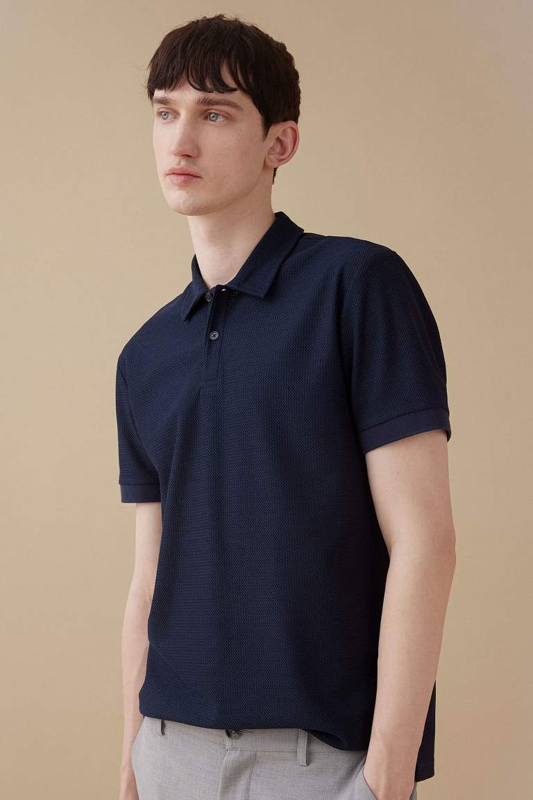 Modern Fit Polo Collar Polo T-Shirt