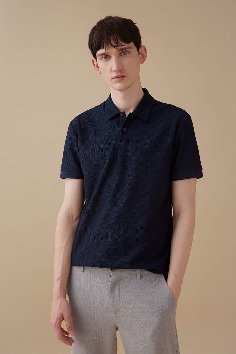 Modern Fit Polo Collar Polo T-Shirt