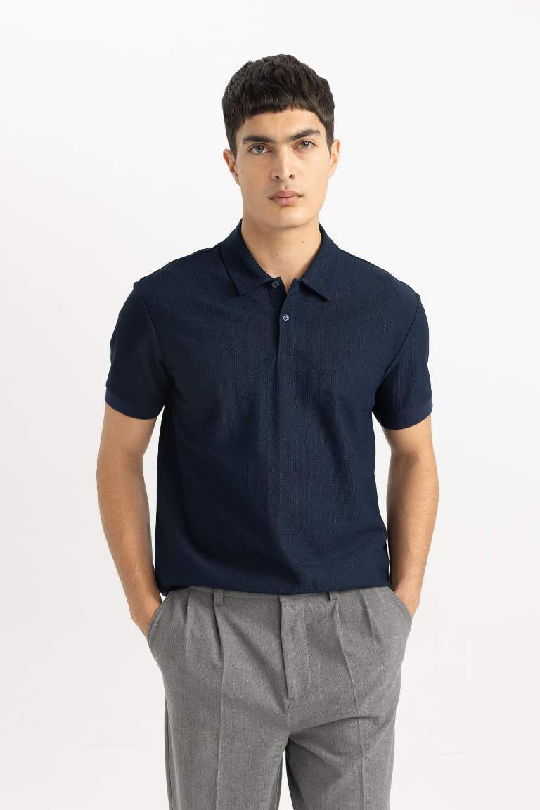 Modern Fit Polo Collar Polo T-Shirt