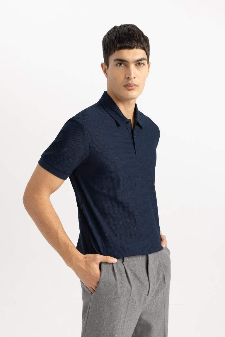 Modern Fit Polo Collar Polo T-Shirt