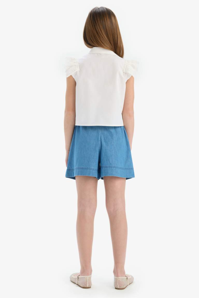 KIDSCOOL SPACE Paperbag Jean Pour Petite Fille Avec Taille