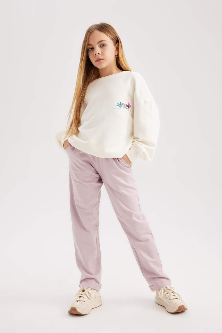 Girl Carrot Fit Sweatpants