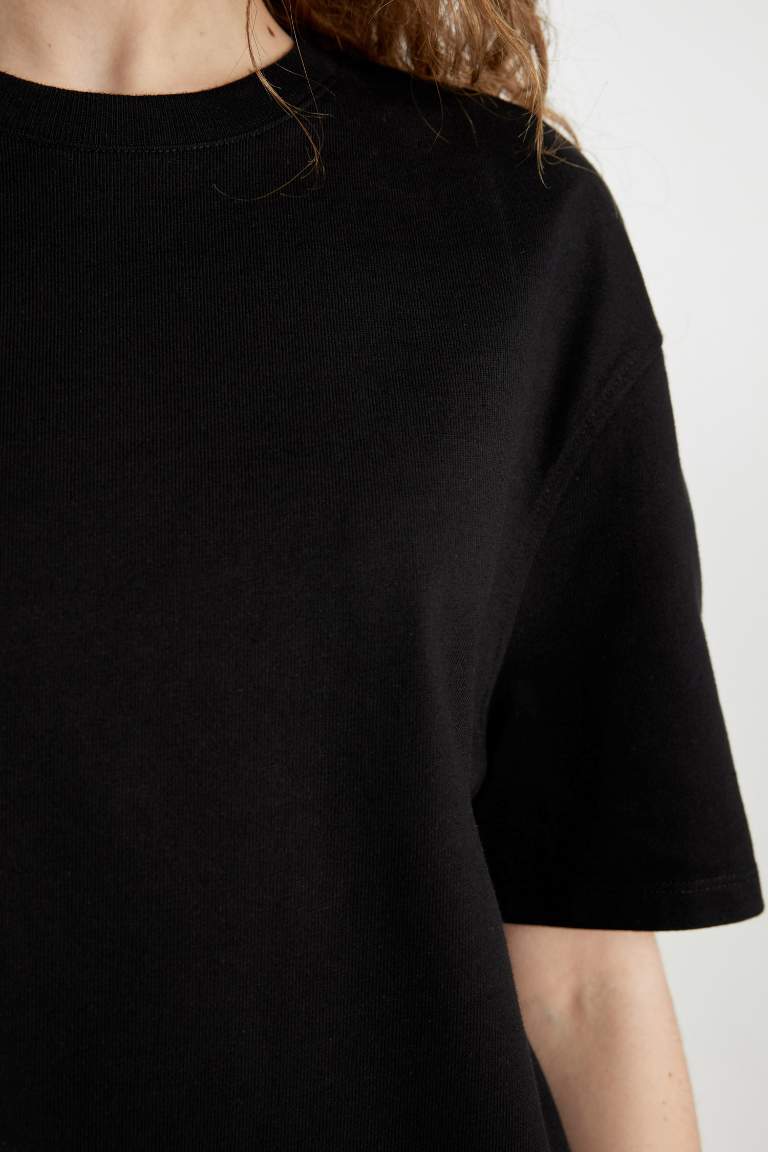 Relax Fit Crew Neck Premium Basic T-Shirt