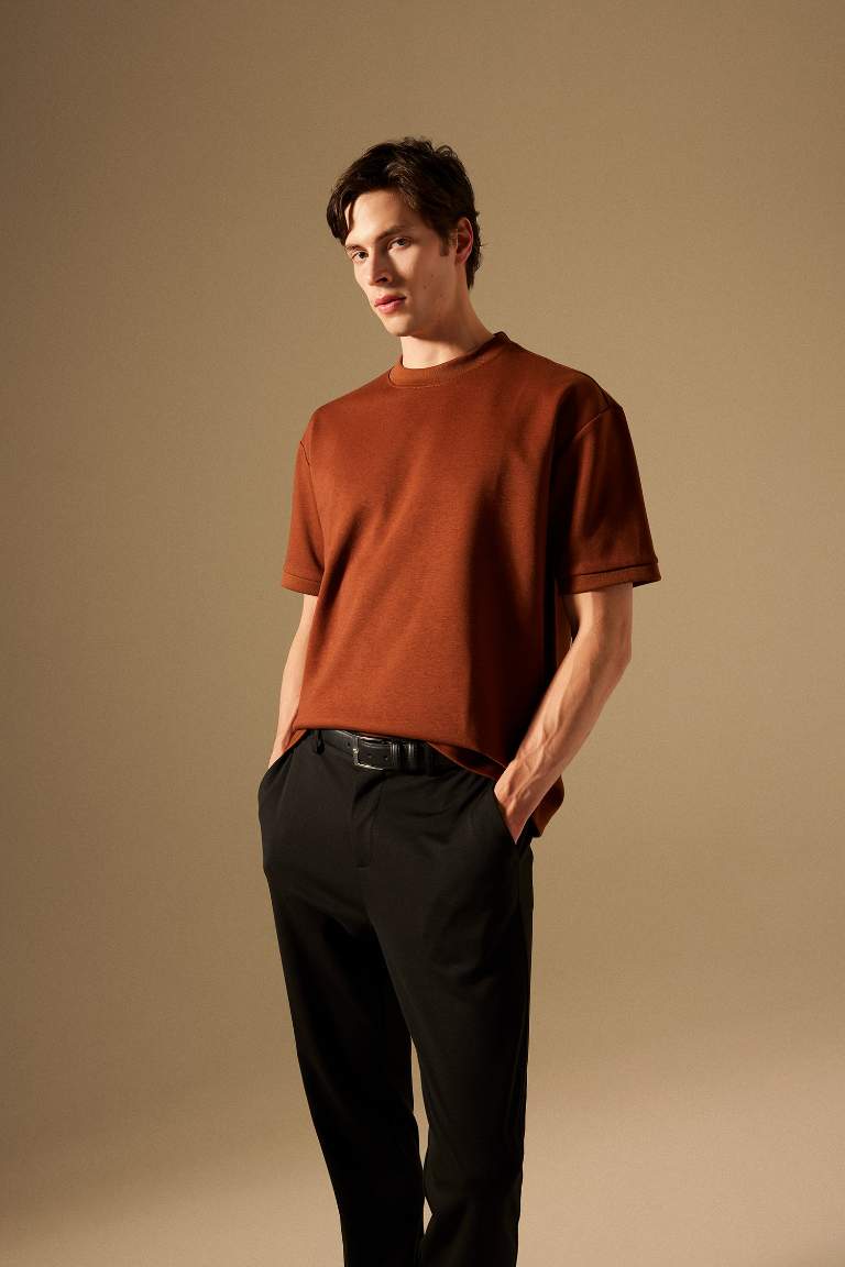 Oversize Fit Crew Neck T-Shirt