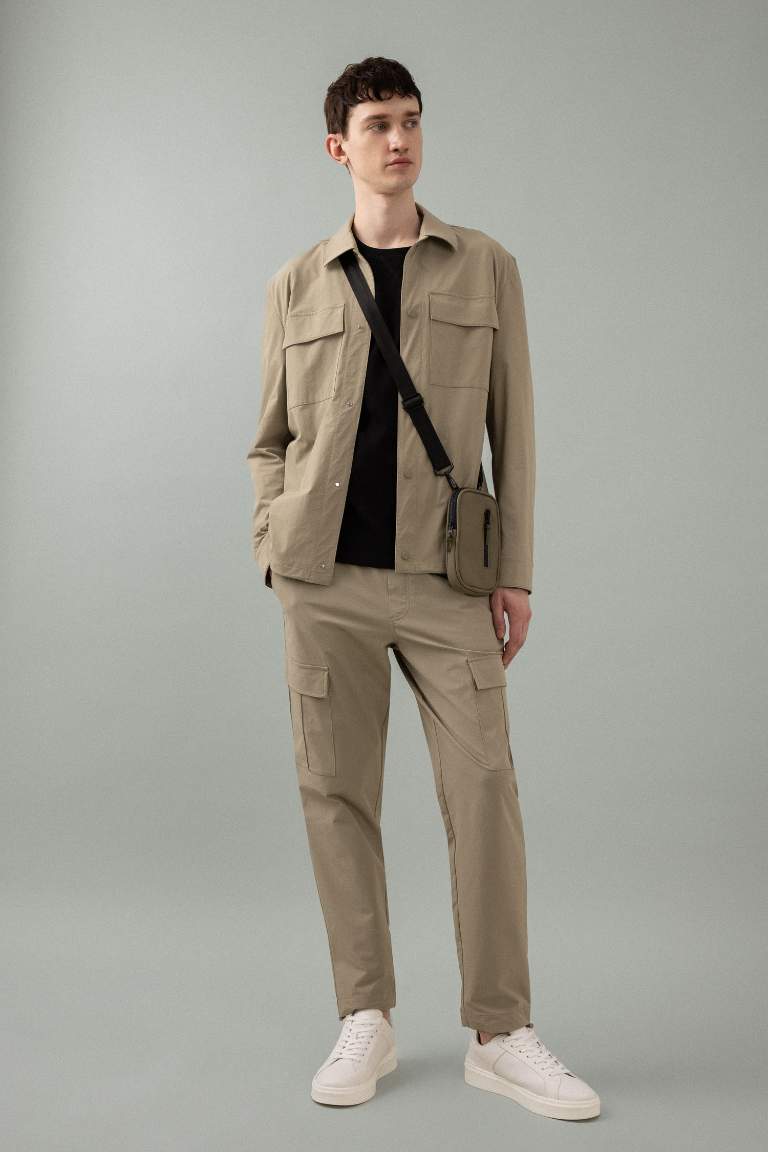 Cargo Jogger Shirred Trousers Trousers