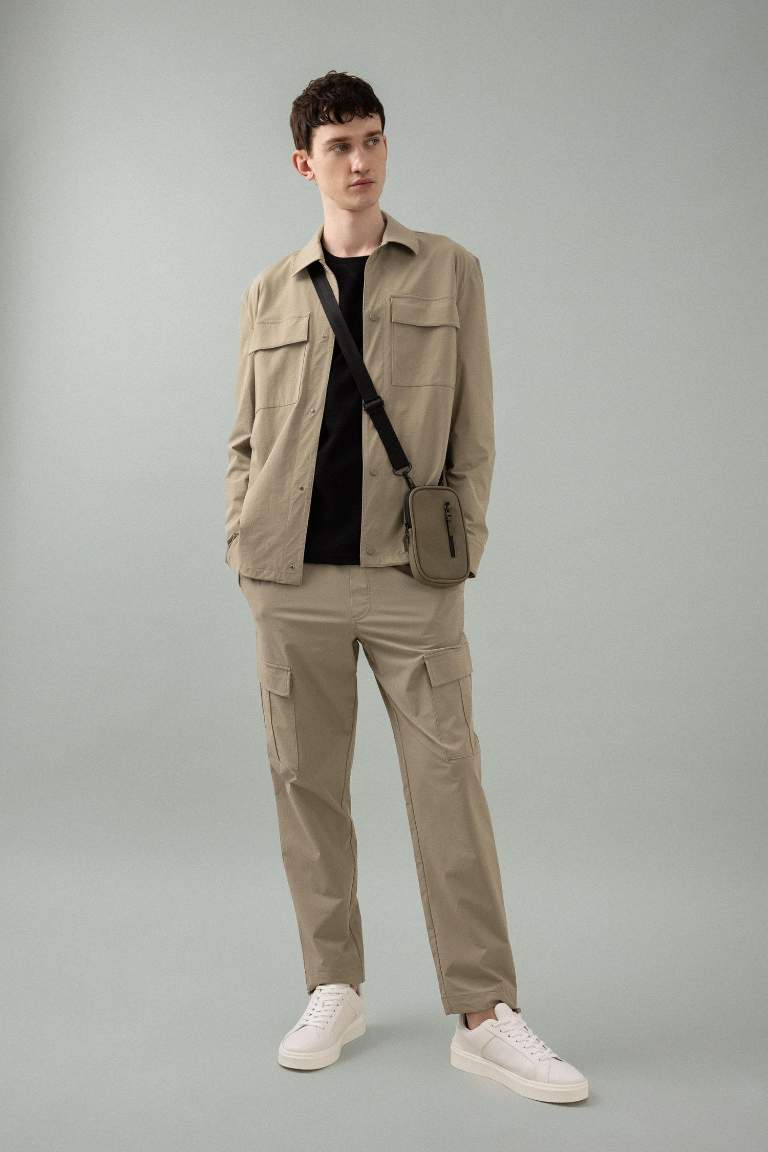 Cargo Jogger Shirred Trousers Trousers