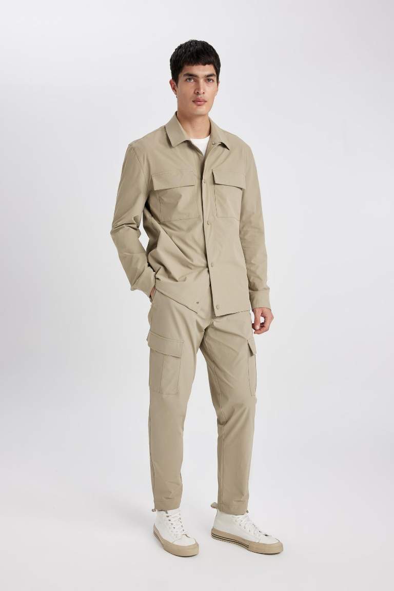 Cargo Jogger Shirred Trousers Trousers