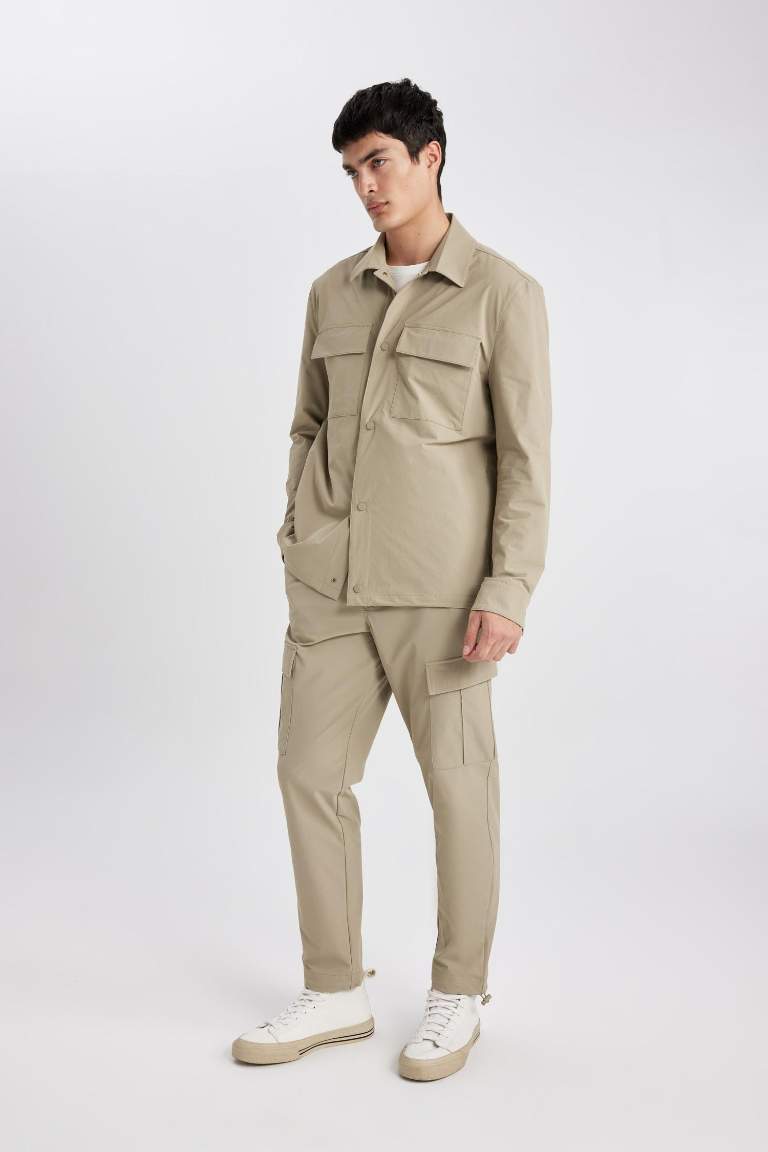 Cargo Jogger Shirred Trousers Trousers